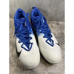 NIKE Lunar Vapor Metal Cleats Men’s Sz 15 Baseball 852686 441 Blue White Sports